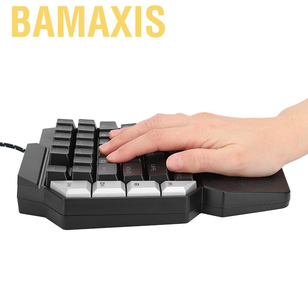 Bàn Phím Cơ Gaming Bamaxis Có Đèn Led 38 Phím