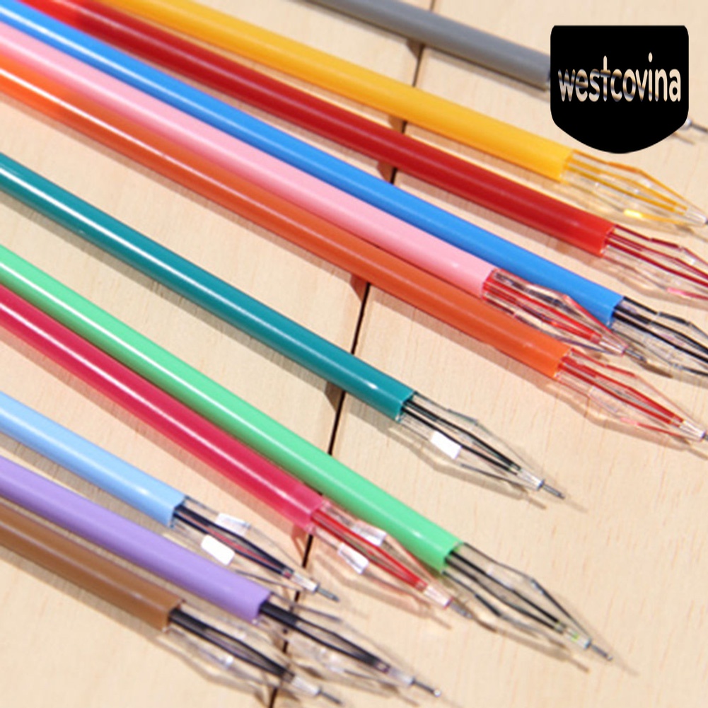 Phương Tây✎Set 12 Bút Mực Nhiều Màu Sắc