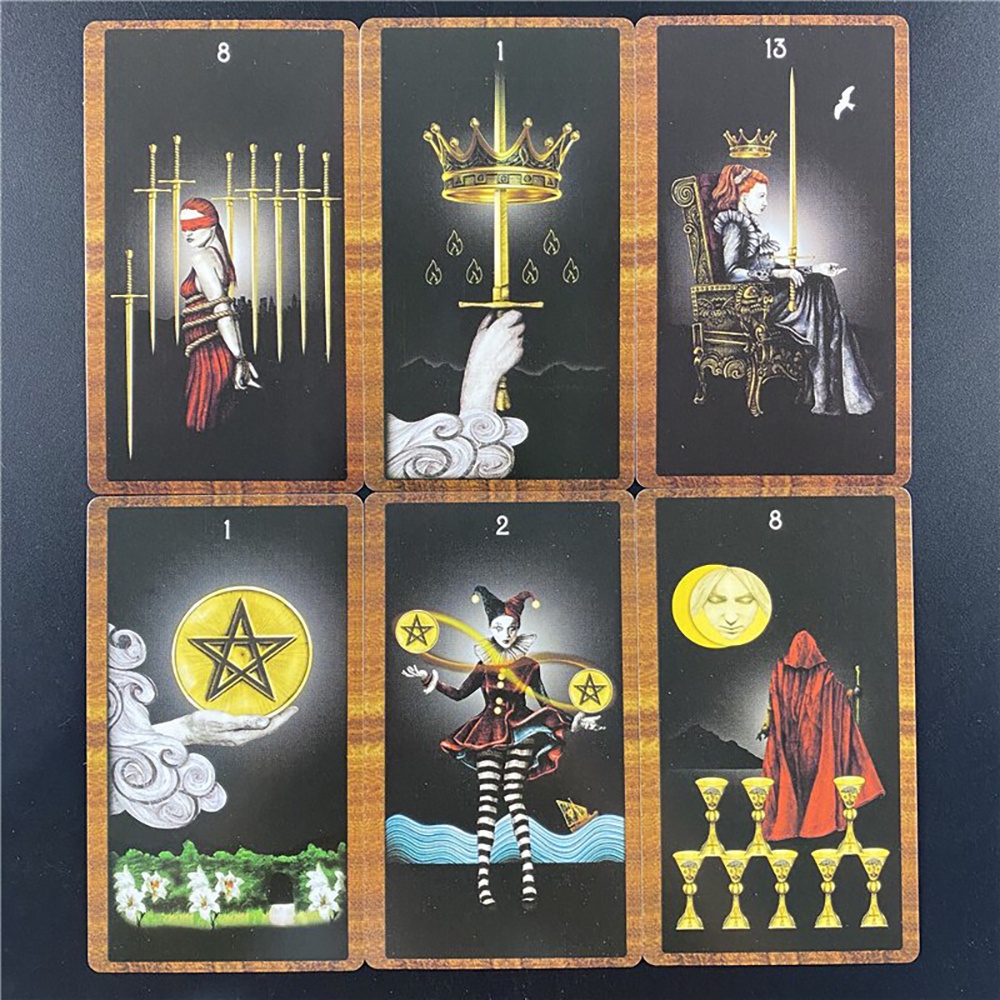 Bộ Bài Dancing In The Dark Tarot 78 Lá Bài Tặng Đá Thanh Tẩy S66