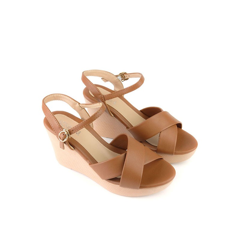 [Mã FASHIONMALLT4 giảm 15% đơn 150k] Giày Sandal Đế Xuống Quai Chéo SUNDAY DX30