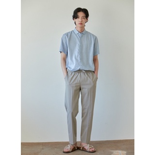 [hàng chính hãng] [ quần tây hàn_ polham semi-wide pants _ 세미와이드 ]