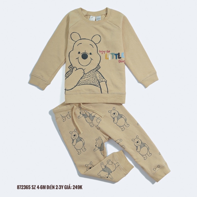 Set bộ HM nỉ gấu bé trai