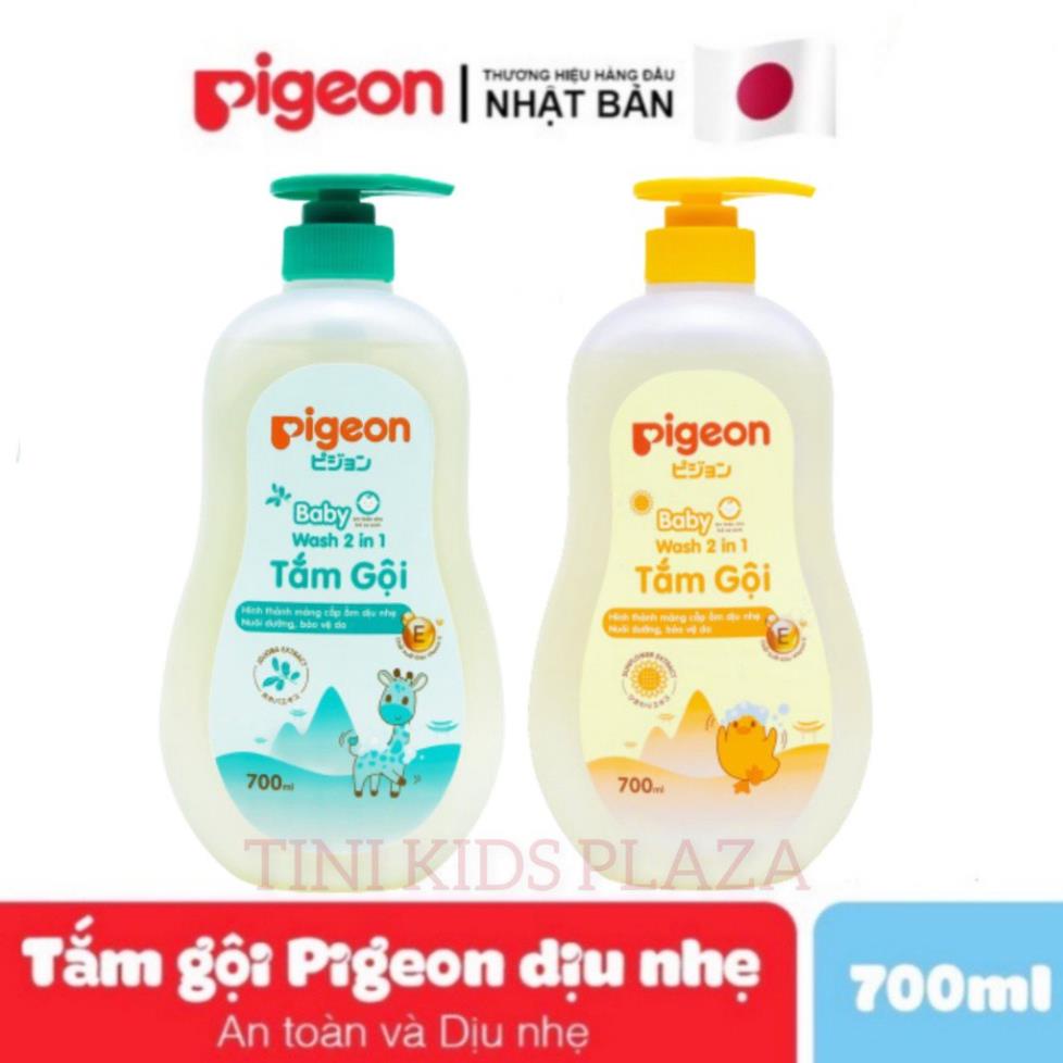 [MẪU MỚI] Sữa tắm gội toàn thân cho bé Pigeon 700ml