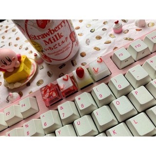 🍓Strawberry keycap- nút bàn phím cơ bánh dâu ngọt ngào cute 💕✨