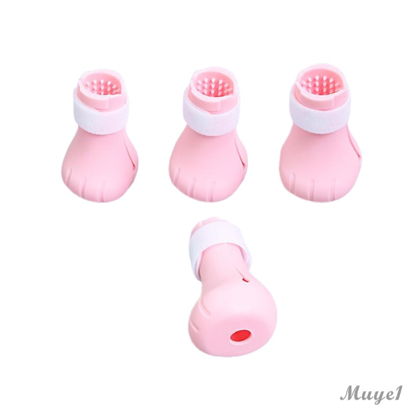 Bộ 4 Bọc Silicone Bảo Vệ Móng Cho Mèo Cào