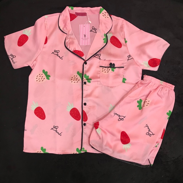 [ẢNH THẬT] Pijama lụa đùi | BigBuy360 - bigbuy360.vn