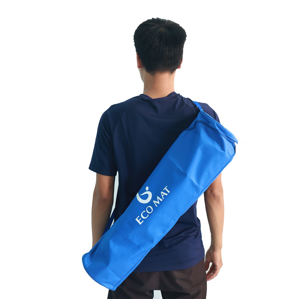 THẢM TẬP YOGA TPE CAO CẤP ECO CHỐNG TRƯỢT 6MM ĐỊNH TUYẾN, TẶNG TÚI THẢM VÀ DÂY CỘT THẢM
