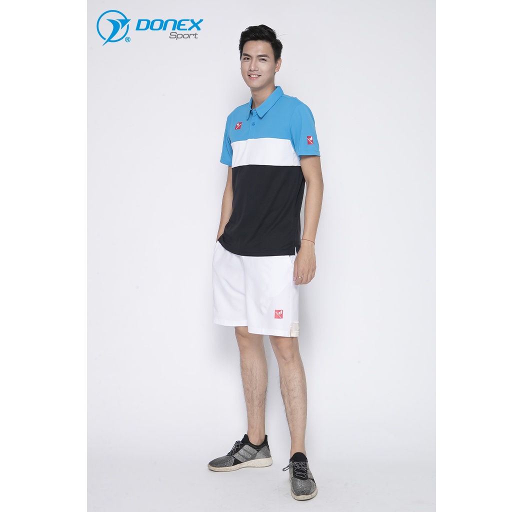 Quần Thể Thao Nam Tennis Nam Ngắn DONEX PRO Vải Poly Interlock Với Lưới Thoáng Mát Co Giãn Nhẹ, Không Nhăn MSC-988