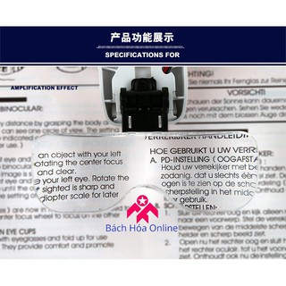Kính lúp đeo đầu có đèn V4