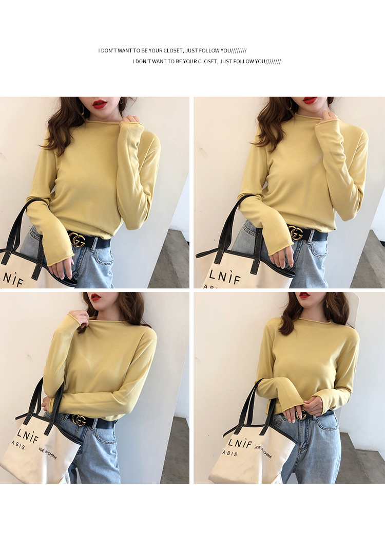 Áo Sweater Cổ Cao Dáng Rộng Thời Trang Thu Đông Cho Nữ | BigBuy360 - bigbuy360.vn