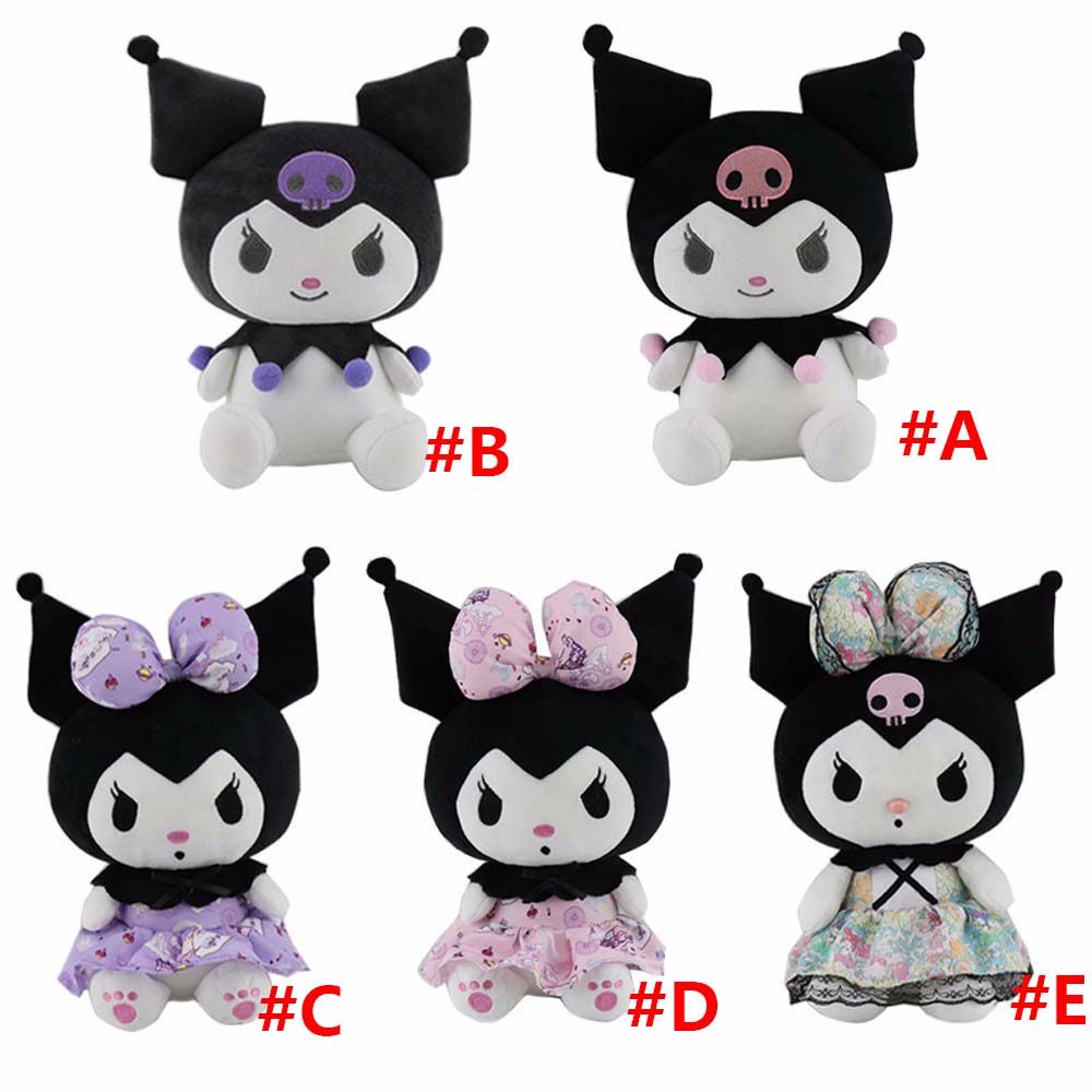 Đồ Chơi Búp Bê Nhồi Bông Hình Thỏ Kuromi Lolita Dễ Thương Kích Thước 25cm