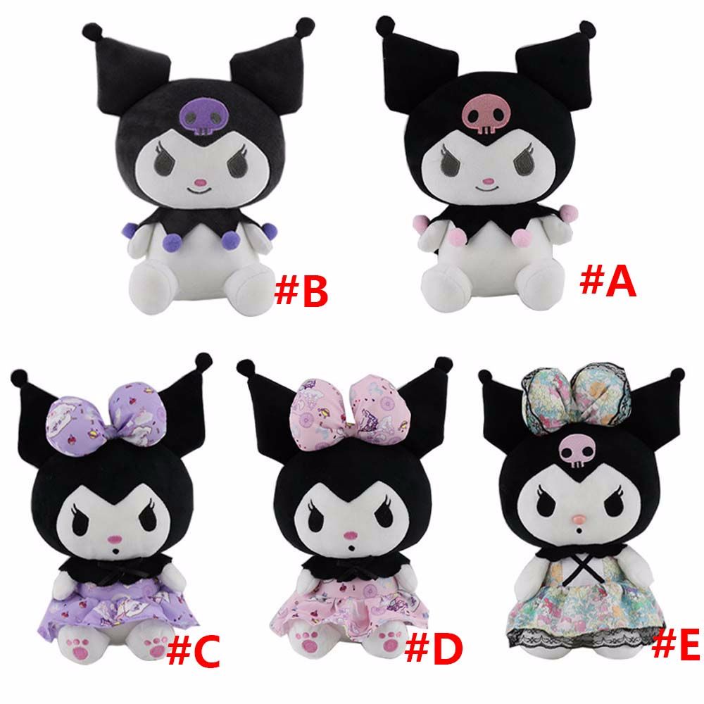 Thú Nhồi Bông Hình Thỏ Kuromi Dễ Thương Phong Cách Lolita