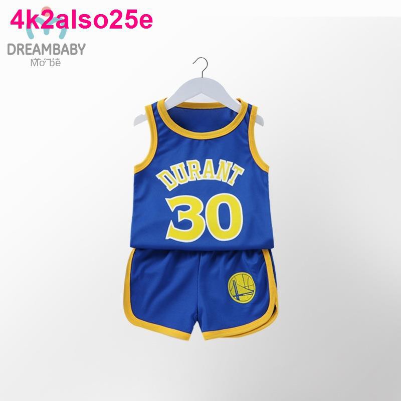 bộ đồng phục bóng rổ trẻ em mùa hè Curry Kobe Jordan áo thể thao nam và nữ vest Hai - đồ