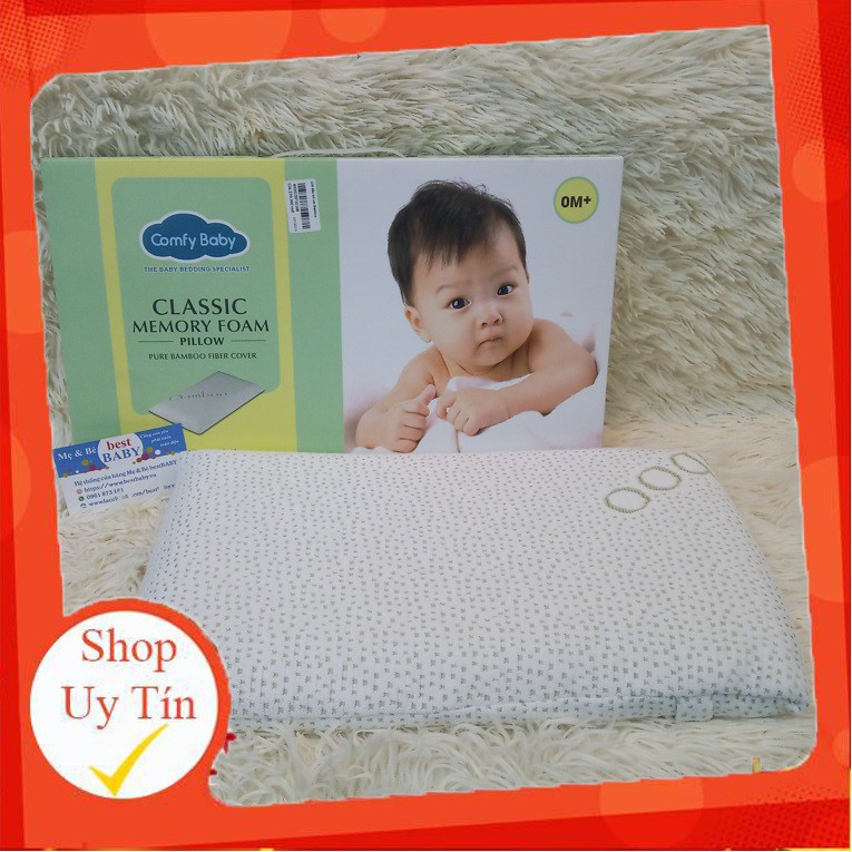✅Gối Sợi Tre Bamboo Chống Ngạt Comfy Baby [CHÍNH HÃNG]