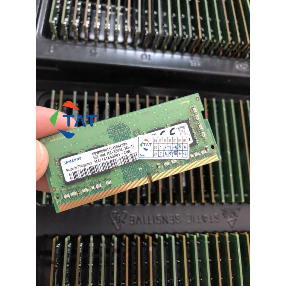 Ram Samsung 8GB DDR4 3200MHz Dùng Cho Laptop Macbook - Bảo hành 36 tháng
