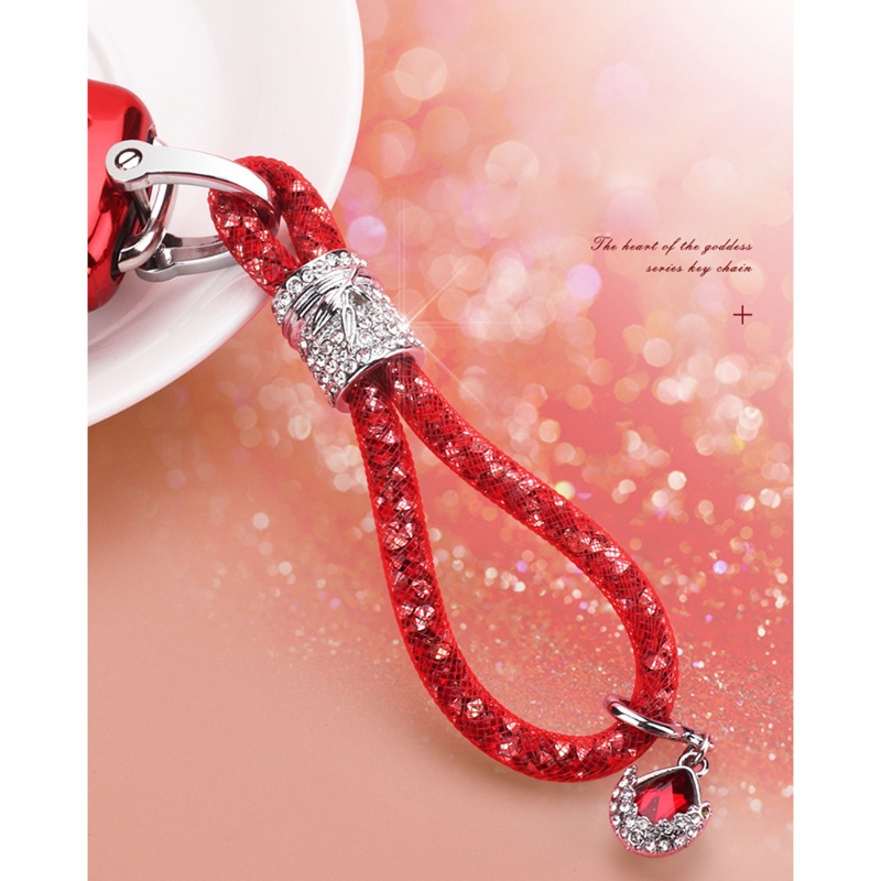 Móc Khóa Đính Đá Lấp Lánh Xinh Xắn