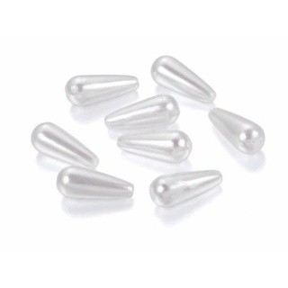 10g hạt cườm giọt nước trắng