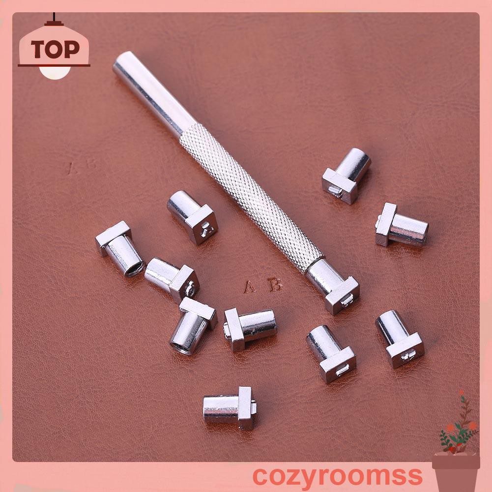 Cozyroomss 36pcs Steel Punch Alphabet Letter Number Set Metal Leather Tool