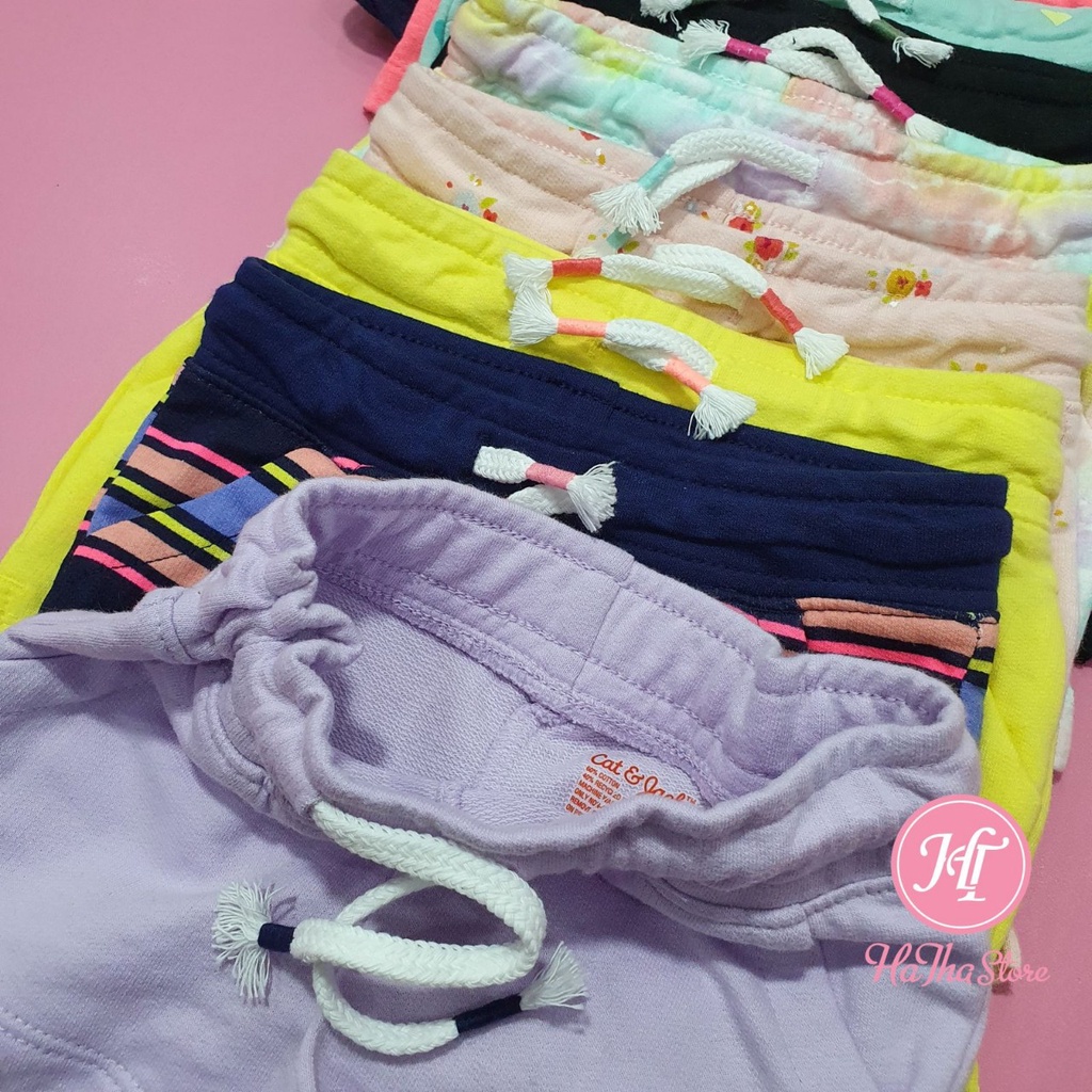 Shorts / (8-18kg) Quần short thun Cat&amp;Jack bé gái