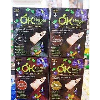Dầu Gội Nhuộm Tóc thảo dược OK Herbal 30ml