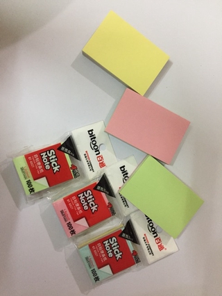 Stick Note trộn nhiều màu (Giấy nhớ)