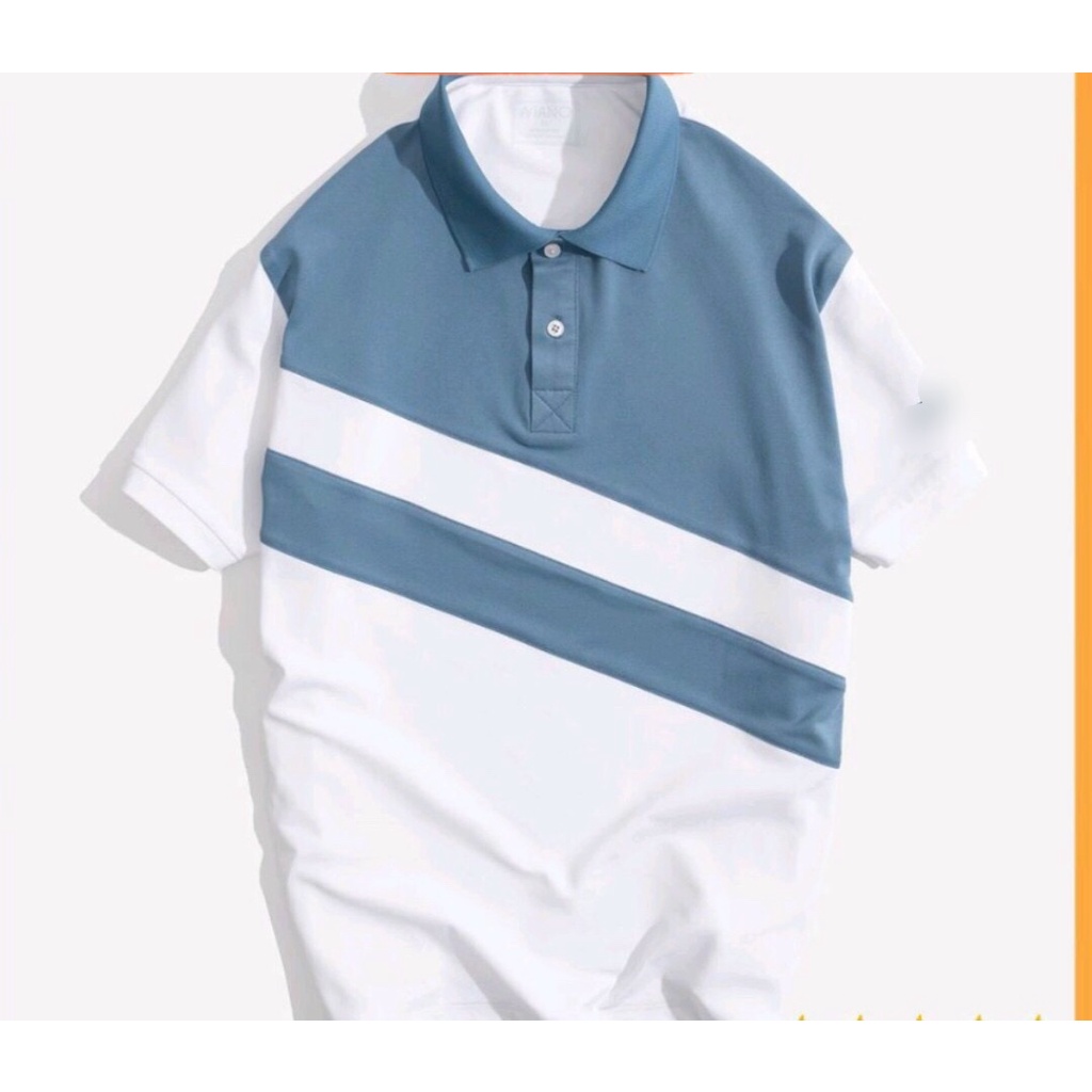 Áo thun ngắn tay có cổ nam dày mát kiểu dáng Hàn Quốc siêu đẹp, áo polo nam chất cotton MaL08