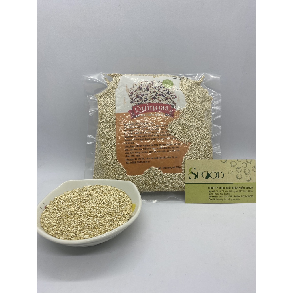 Hạt diêm mạch quinoa SFOOD 500g