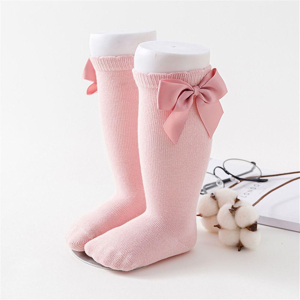 MIHAN1 Tất Lưới Đính Nơ Mềm Mại Cho Bé