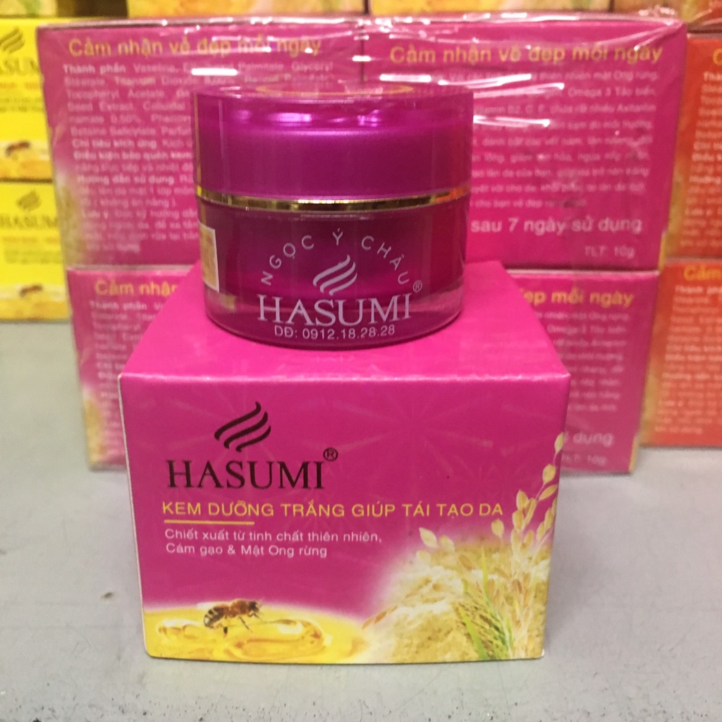 Kem dưỡng trắng_ Tái tạo da Hasumi 10g