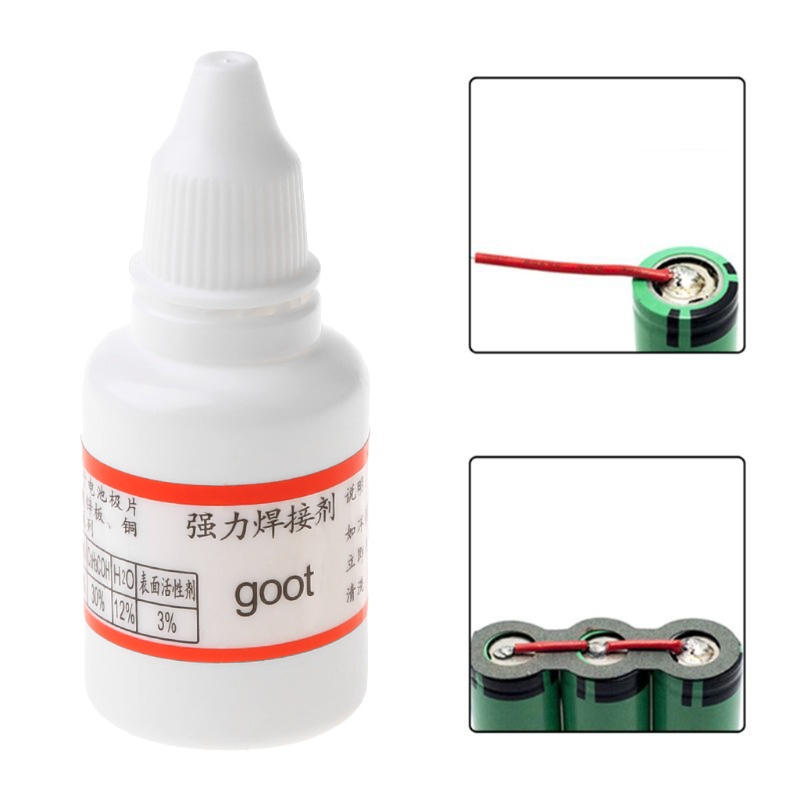 Dụng Cụ Hàn Chất Lỏng Rosin Mạnh Mẽ Không Cần Rửa Lại Bằng Thép Không Gỉ 18650