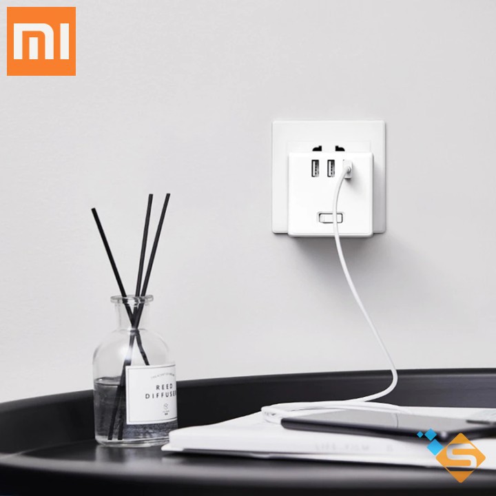 Ổ cắm đa năng XIAOMI Mijia Magic Cube Multifunctional Plug (bản có dây và trực tiếp) - Hàng Chính Hãng