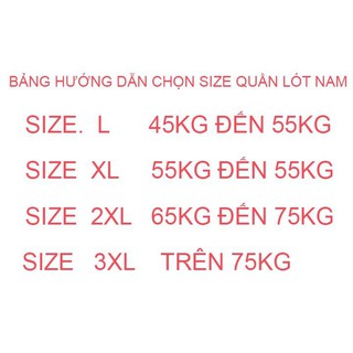QUẦN LÓT NAM NHIỀU LƯNG