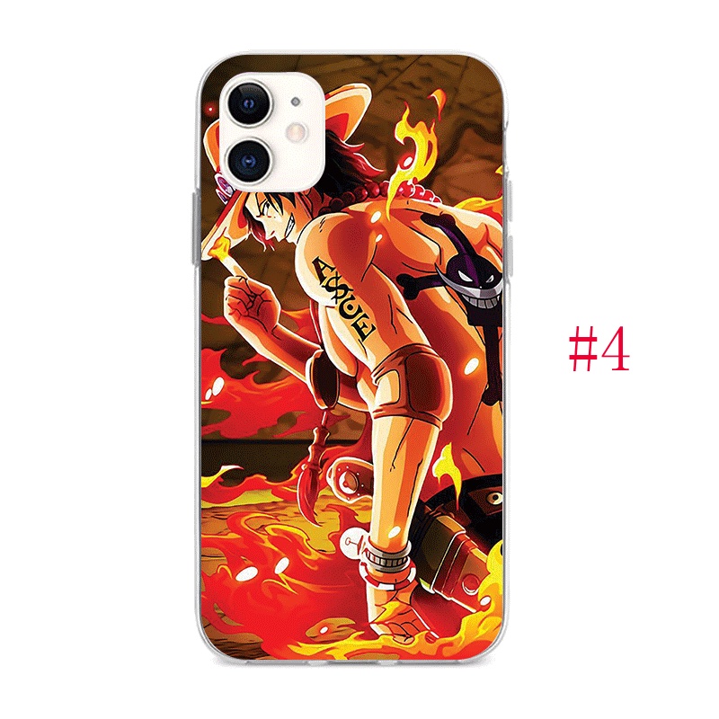 Ốp Điện Thoại Silicon In Hình One Piece Ace Cho Samsung Galaxy A03 A03S A22 4G 5G