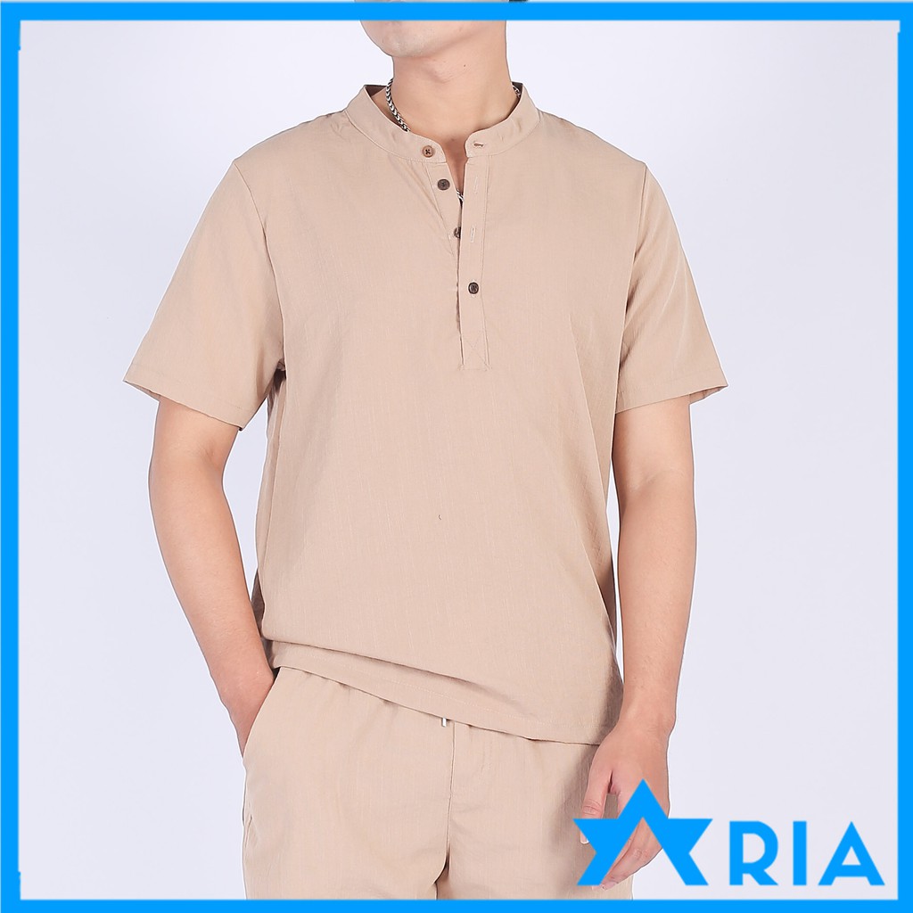 Áo Đũi Nam Cổ Tàu Ngắn Tay Thoáng Mát Mềm Mại, thấm hút mồ hôi | BigBuy360 - bigbuy360.vn