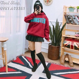 Áo khoác nỉ hoodie monster
