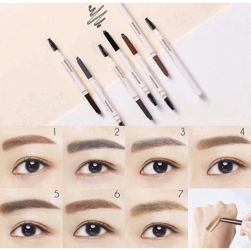 Chì kẻ mày Innisfree Auto Eyebrow mẫu mới