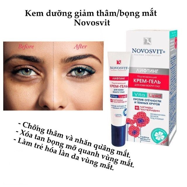 Kem Trị Bọng Và Thâm Quầng Mắt Novosvit