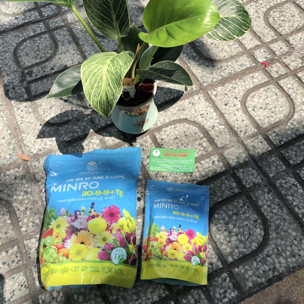 Phân Bón NPK 30-9-9+TE phát triển cành, lá , rễ HIỆU MINRO, phân bón cây cảnh xanh mướt