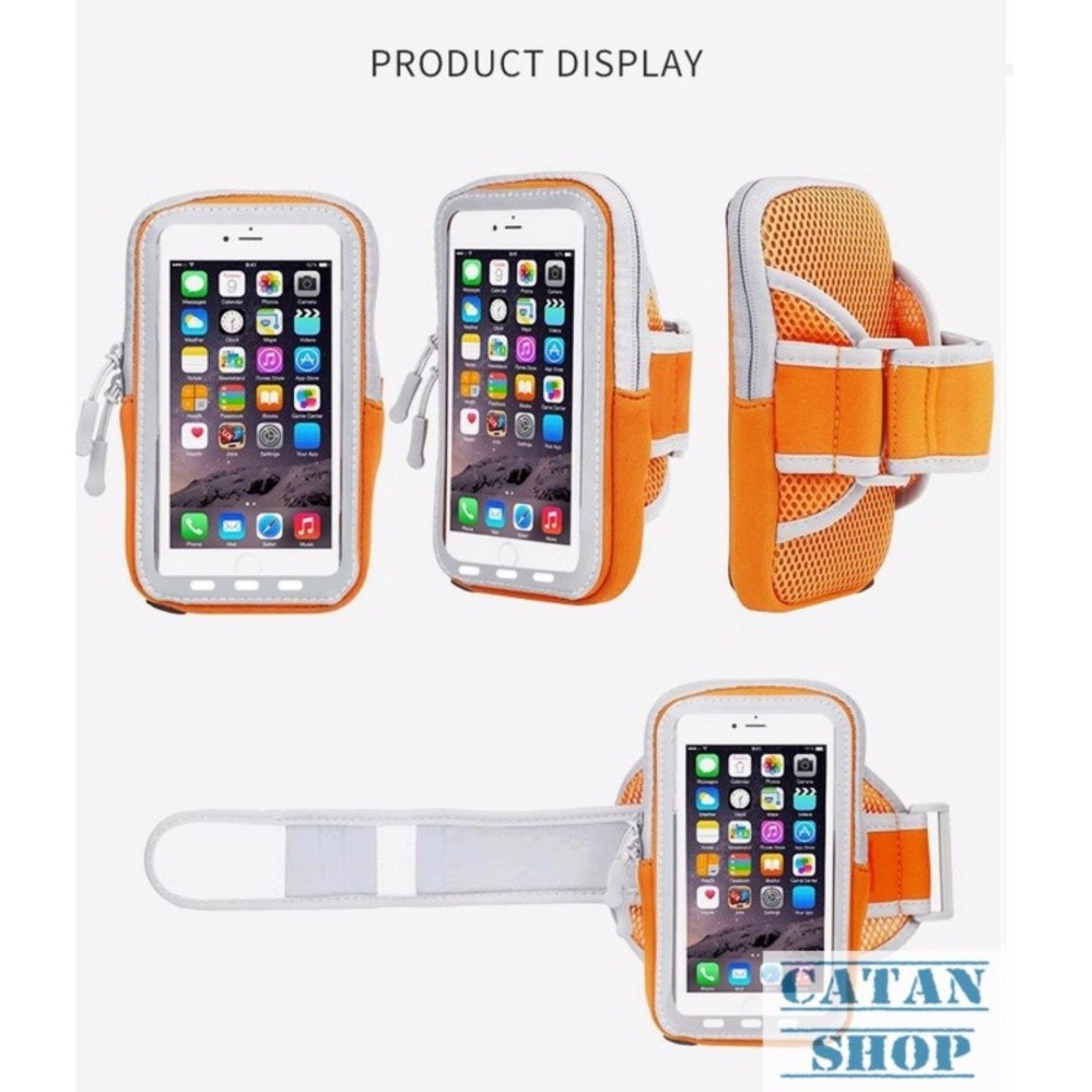 Bao, Túi điện thoại đeo tay chạy bộ, thể thao chống sốc điện thoại 5,5 inch Iphone 6 , 7, 8 TT02-BDTD55