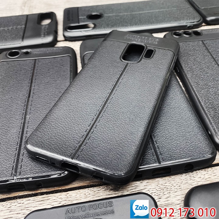 Ốp lưng Samsung Galaxy S7, S7 Edge, S8, S9, S10 Plus, S10 Lite, S20 Ultra nhựa dẻo - Vân da A - Chống sốc