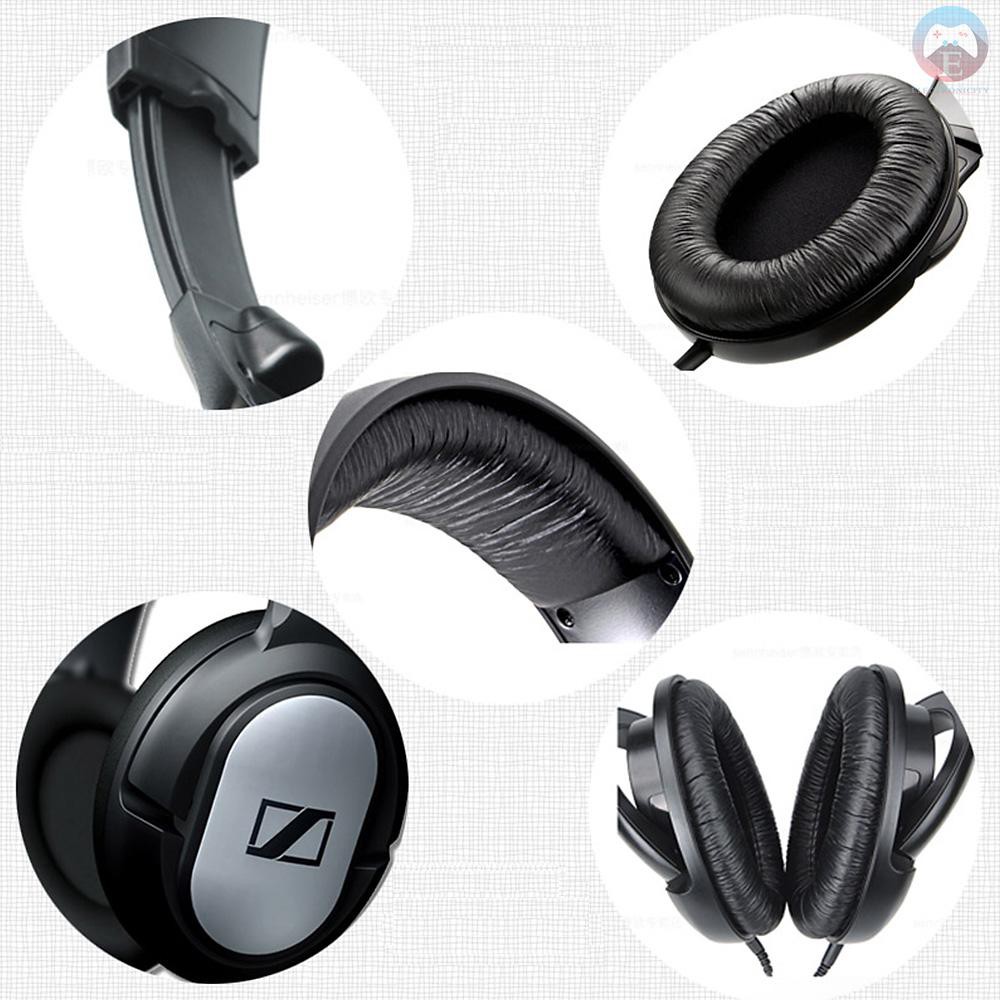 Ê Sennheiser HD201 Over Ear Headphone Gaming Wired Headset 3.5mm Computer Earphones HD Microphone