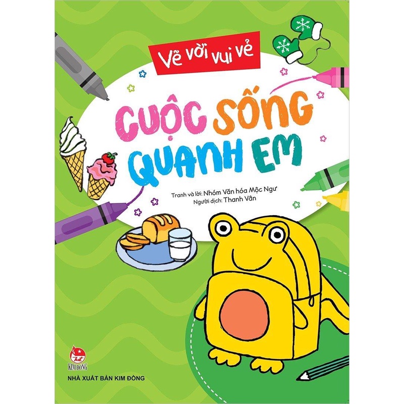 Sách - Combo 4 Cuốn - Vẽ Vời Vui Vẻ ( Lẻ Tập ) - Kim Đồng