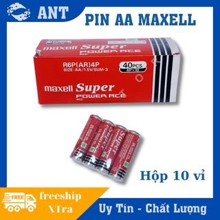 Pin thiểu maxell aaa / aa hộp 40 viên