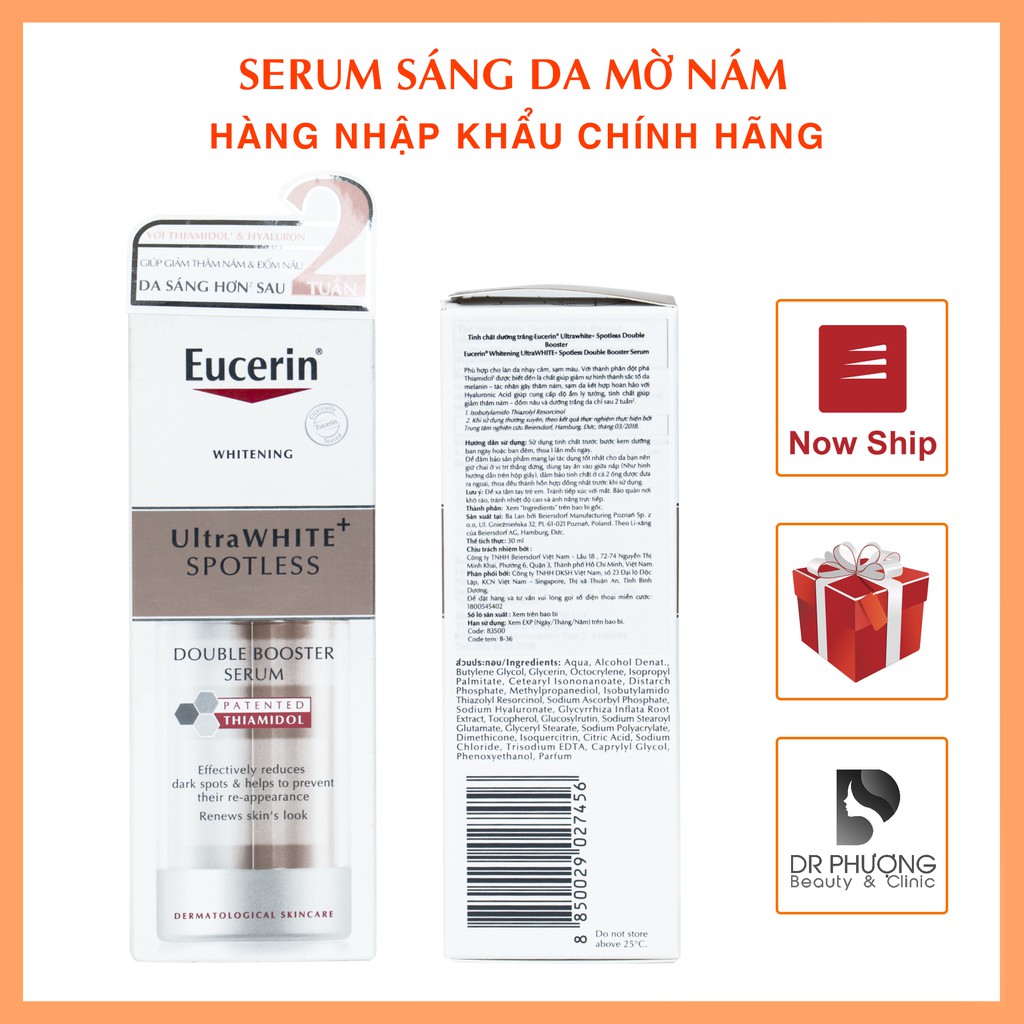 [CHÍNH HÃNG] Serum sáng da mờ nám EUCERIN ULTRAWHITE SPOTLESS