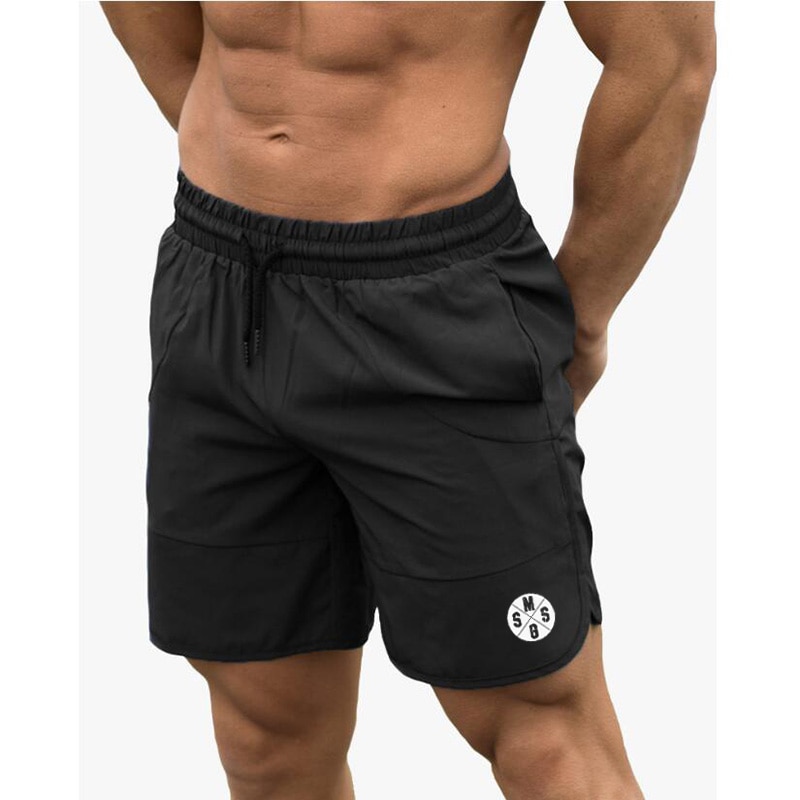Quần short thoải mái phong cách thể thao kích thước lớn thời trang cho nam dùng khi tập thể hình thể dục chạy bộ
