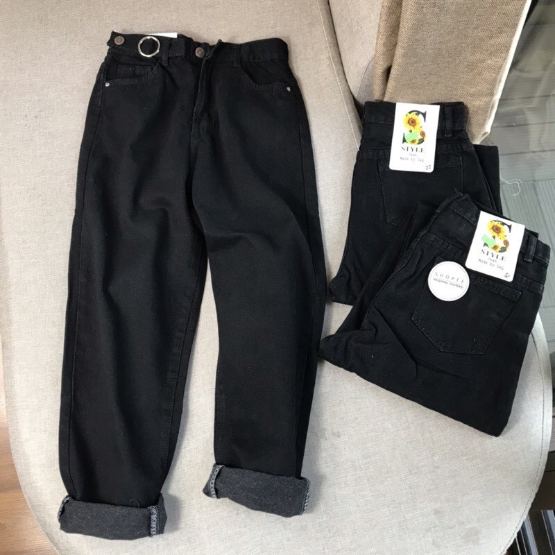 QUẦN JEAN BAGGY NỮ CẠP CAO CÓ KHUY ( ảnh thật) MÃ kY | BigBuy360 - bigbuy360.vn