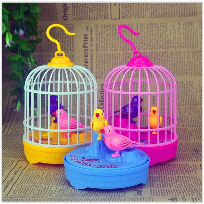 Lồng chim đồ chơi điều khiển bằng giọng nói độc đáo cho bé