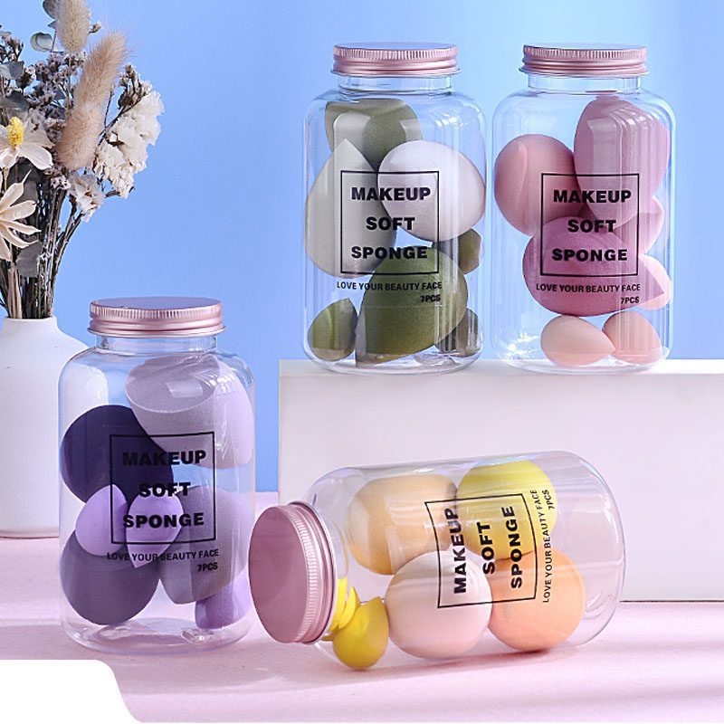 [Hàng mới về] Set 7 mút trang trí kem nền nhiều kích cỡ khác nhau sử dụng tiện lợi