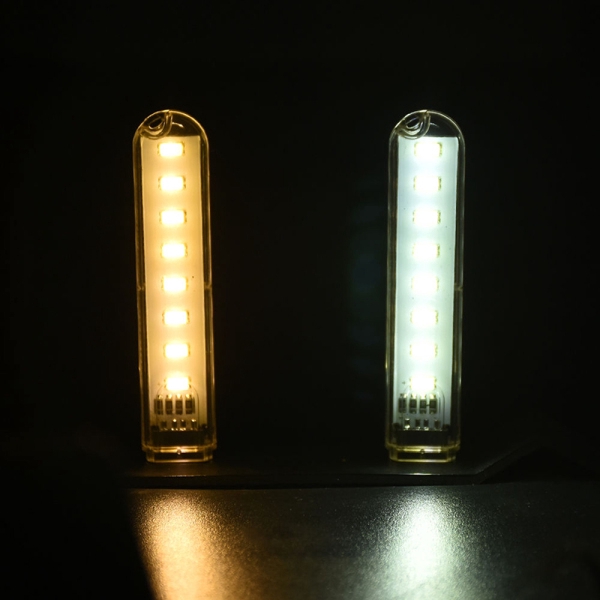 Đèn LED 8 bóng 5V đọc sách ban đêm gắn usb máy tính và laptop tiện lợi
