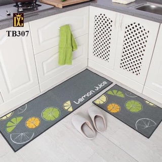 Thảm trải bếp hoạ tiết